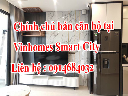 Chính chủ bán căn hộ 2PN 2VS 63.4m2 tại Vinhomes Smart City 12390449