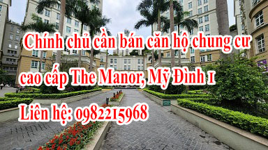 Chính chủ cần bán căn hộ chung cư cao cấp The Manor, Mỹ Đình 1, 218m2, đầy đủ nội thất 12390575