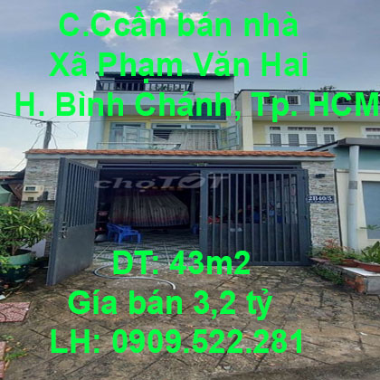 Chính Chủ cần bán nhà Đường Liên Ấp 2-3, Xã Phạm Văn Hai, Huyện Bình Chánh, Tp Hồ Chí Minh 12473785