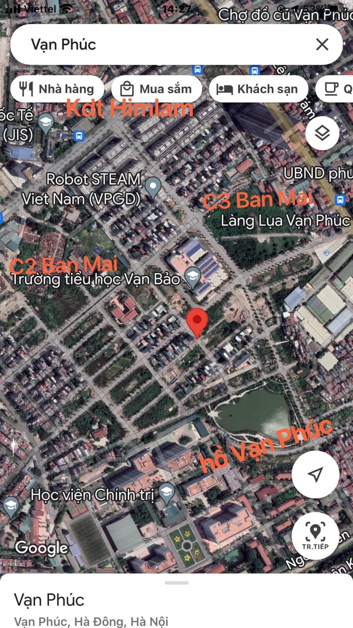 CHÍNH CHỦ BÁN LÔ GÓC VỊ TRÍ ĐẸP, GIÁ HỢP LÝ, P. VẠN PHÚC, Q. HÀ ĐÔNG. 12481335