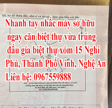 Nhanh tay nhấc máy sở hữu ngay căn biệt thự vừa trúng đấu giá 12482113