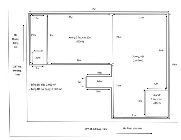 Tổ hợp Biệt thự + Kho xưởng - Xuân Thới Thượng - Hóc Môn 12483229