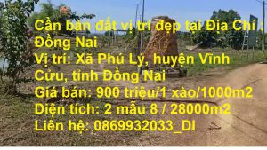Cần bán đất vị trí đẹp tại Địa Chỉ : Đồng Nai 12497616