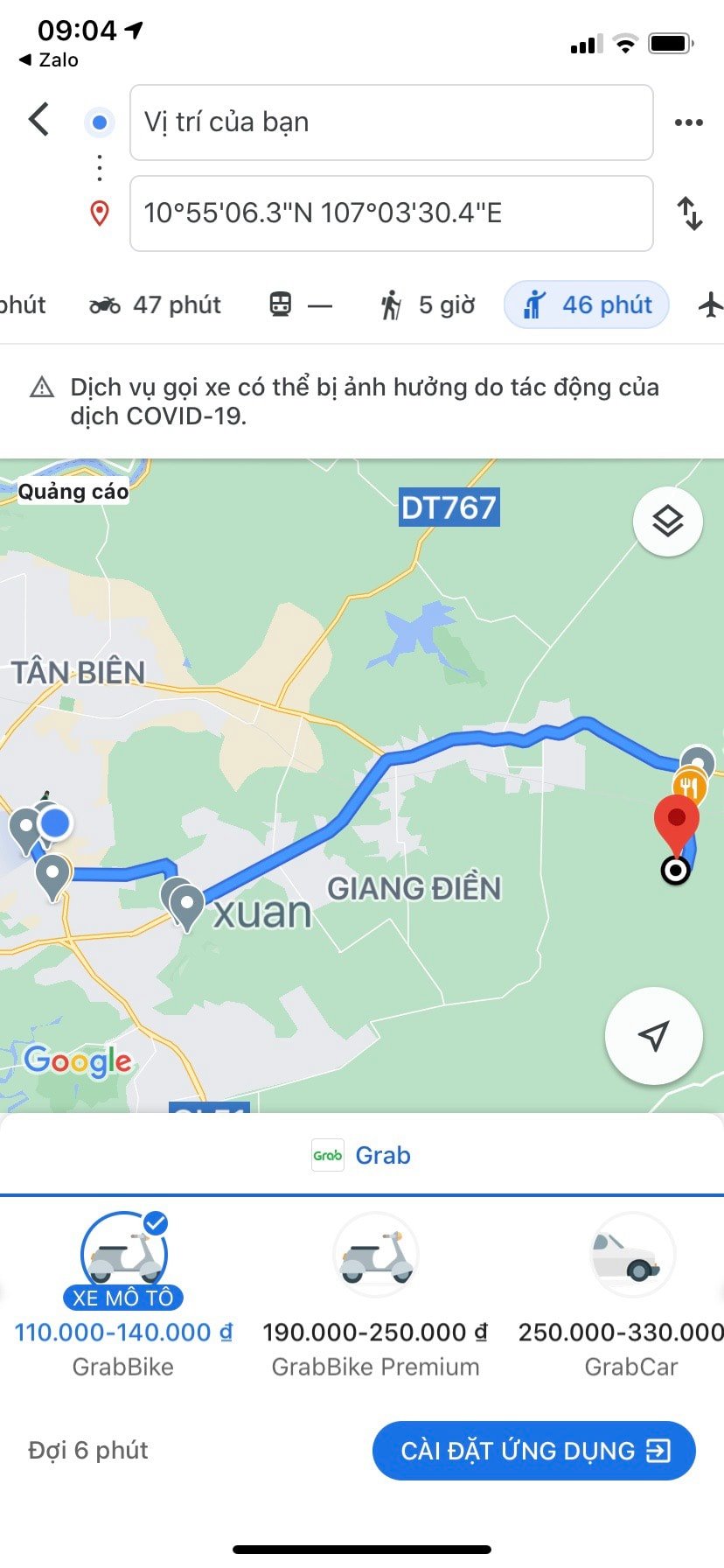 Bán đất tại Đường Quốc lộ 1A, Xã Trung Hòa, Trảng Bom, Đồng Nai diện tích 163m2 giá 265 Triệu 12510723