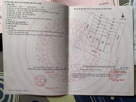 Bán Đất Thôn 4, xã Lộc Tân , Bảo Lâm, Lâm Đồng 12513006