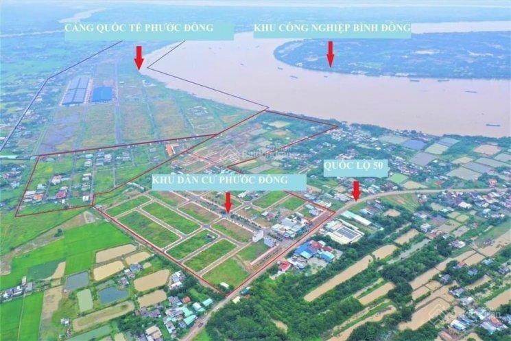 BÁN ĐÂT NỀN MẶT TIỀN QL 50,THỊ TRẤN CẦN ĐƯỚC,HUYỆN CẦN ĐƯỚC, LONG AN 12525094