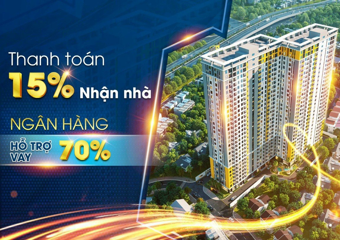 Căn hộ cuối đường Phạm Văn Đồng - thanh toán chỉ 280tr - miễn gốc lãi tới khi nhận nhà - vay 70% 12544215