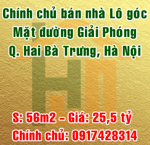 Chính chủ bán nhà mặt đường Giải Phóng, Quận Hai Bà Trưng, Hà Nội. 12554161