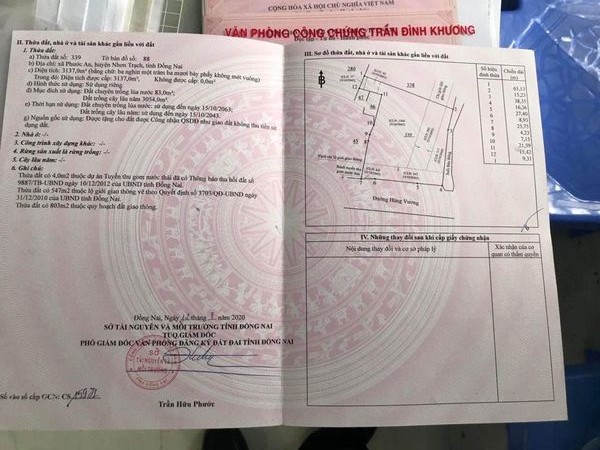 Chính chủ cần bán 6137m2 ở Phước An Nhơn Trạch, Đồng Nai 12575395