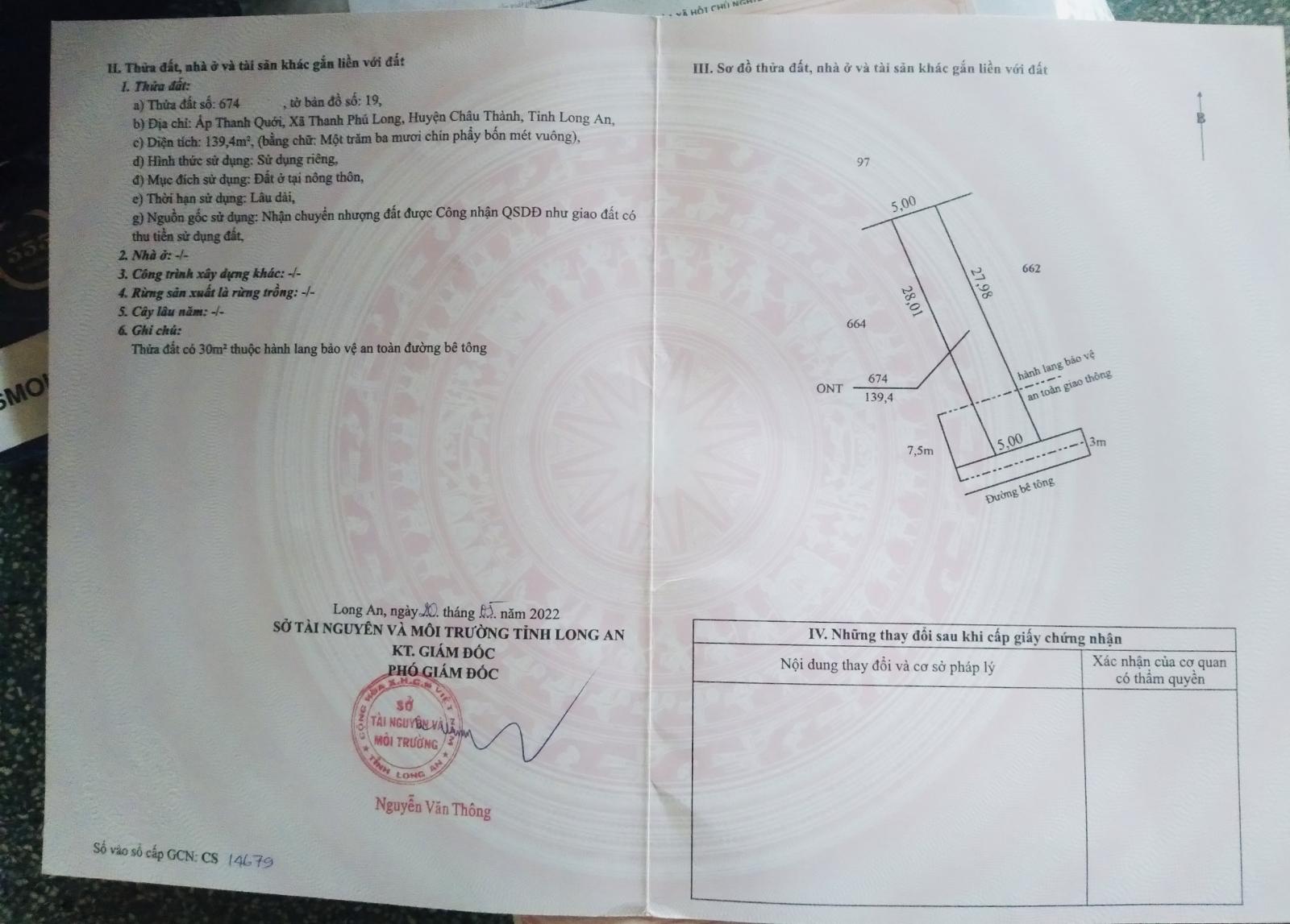 140m2 (5*28) đất ở xây nhà chính chủ cần tiền bán gấp 600tr hạ chốt 540tr KTL bán 2 lô liền kề 12594686