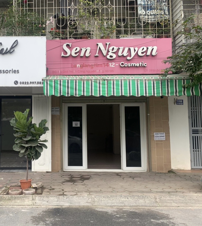 Cho thuê nhà tầng 1 khu tập thể Thành Công - mặt đường Nguyên Hồng. 12604745