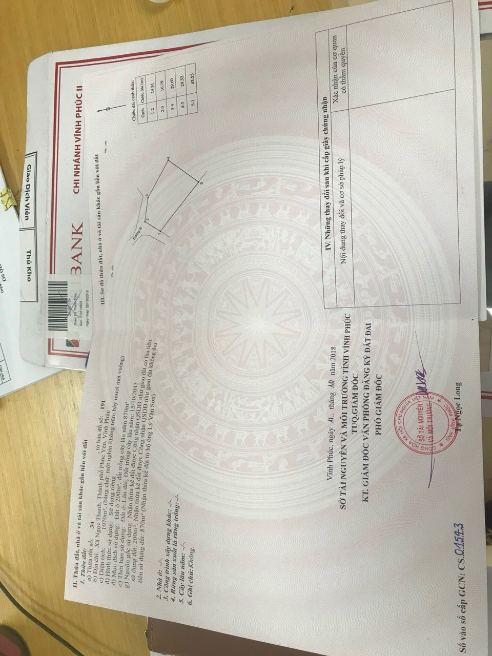 Đất Nghỉ Dưỡng Hồ Đồng Đò Sổ Hồng 1070m, 200m ONT 12624000