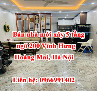 Bán nhà mới ngõ 200 Vĩnh Hưng,Hoàng Mai,Hà Nội 12659815