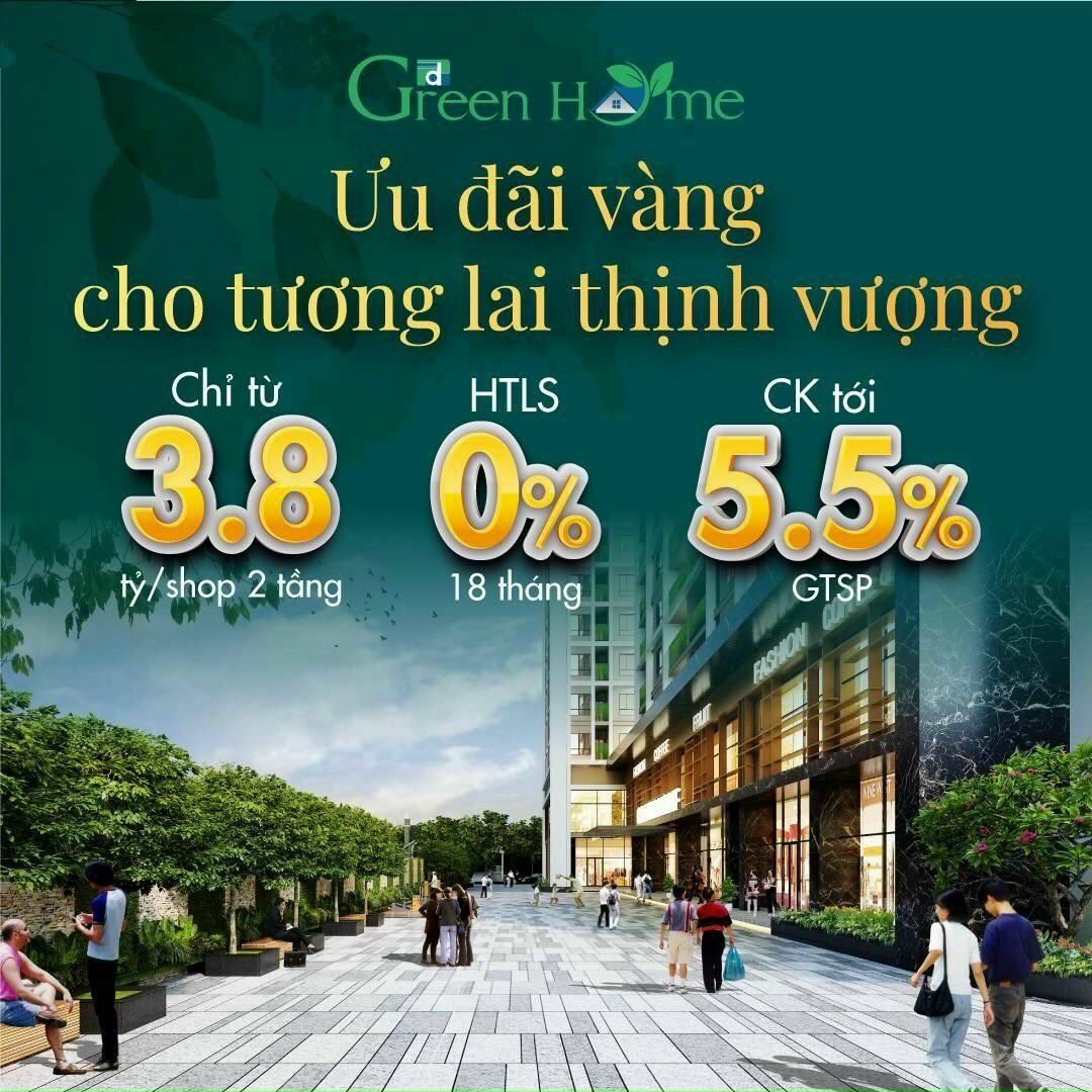 MỞ BÁN SHOPHOUSE PHƯƠNG ĐÔNG GREEEN HOME, PHAN HUY ĐÁNG LONG BIÊN, GIÁ 50TR/M2 LÃI SUẤT 0%/18 THÁNG. 12665898