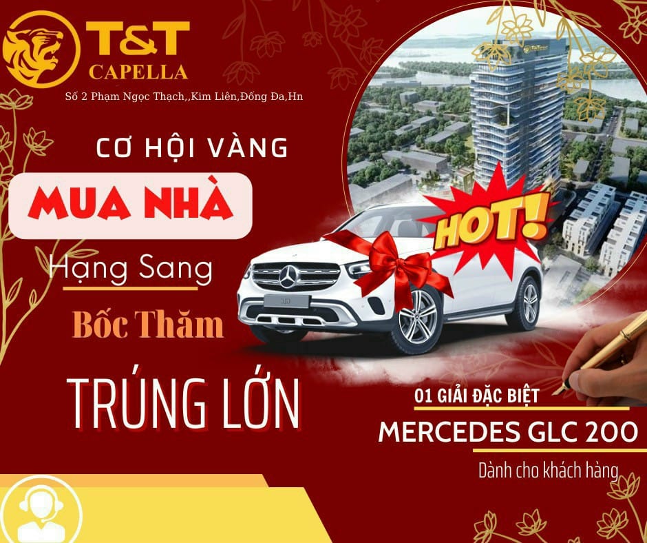 Căn hộ 2 ngủ tại T&T Capella - Số 2 Phạm Ngọc Thạch. Độc tôn đất vàng, quà tặng hấp dẫn 12694648