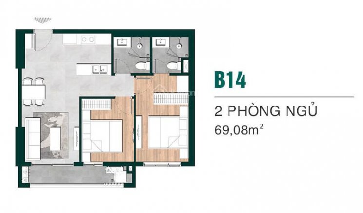 Cần bán căn hộ Lavta Thuận An, 2PN, 2WC, tặng nội thất, 0909 759 112 12706550