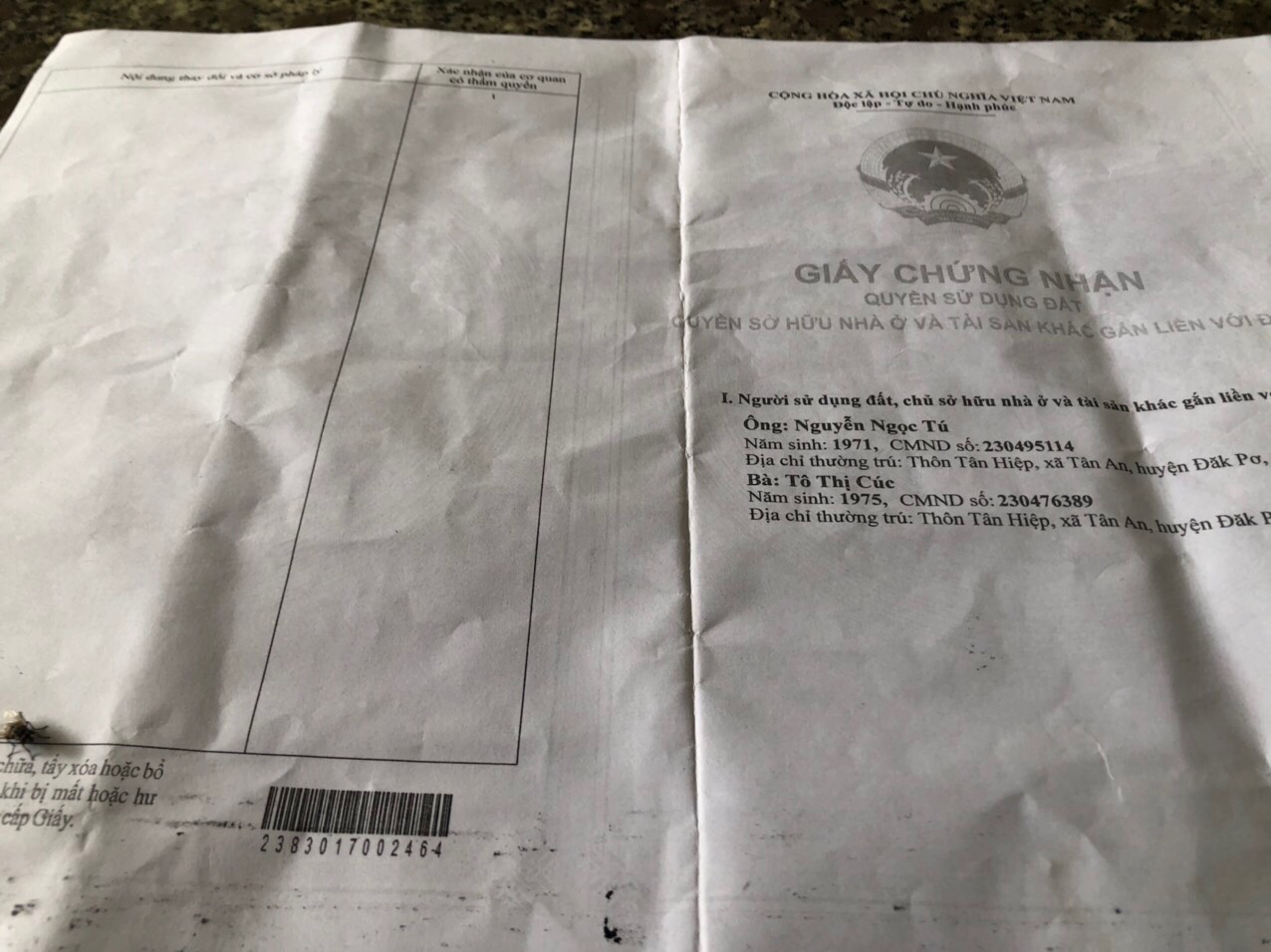 BÁN GẤP LÔ ĐẤT ĐẸP MĂT TIỀN ĐƯỜNG NHỰA LỚN TẠI HUYỆN KÔNG CHRO, GIA LAI 12723000