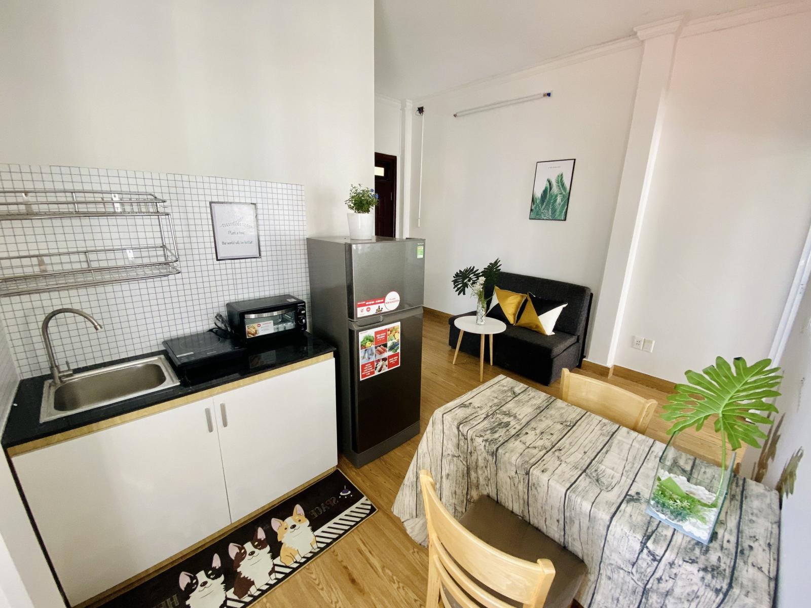 CHDV Nguyễn Hữu Cảnh 45m2 ban công full nội thất 12729699