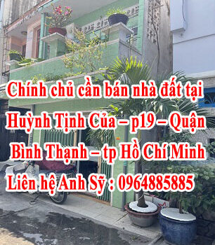 Chính chủ cần bán nhà đất tại 62/63/36 Huỳnh Tịnh Của – p19 – Quận Bình Thạnh – tp Hồ Chí Minh 12766677