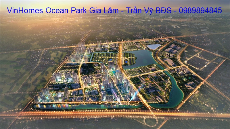 VinHomes Ocean Park Gia Lâm. Song lập 150m2. 1 phút đi bộ chạm mặt biển. Lh 0989894845. 12803730