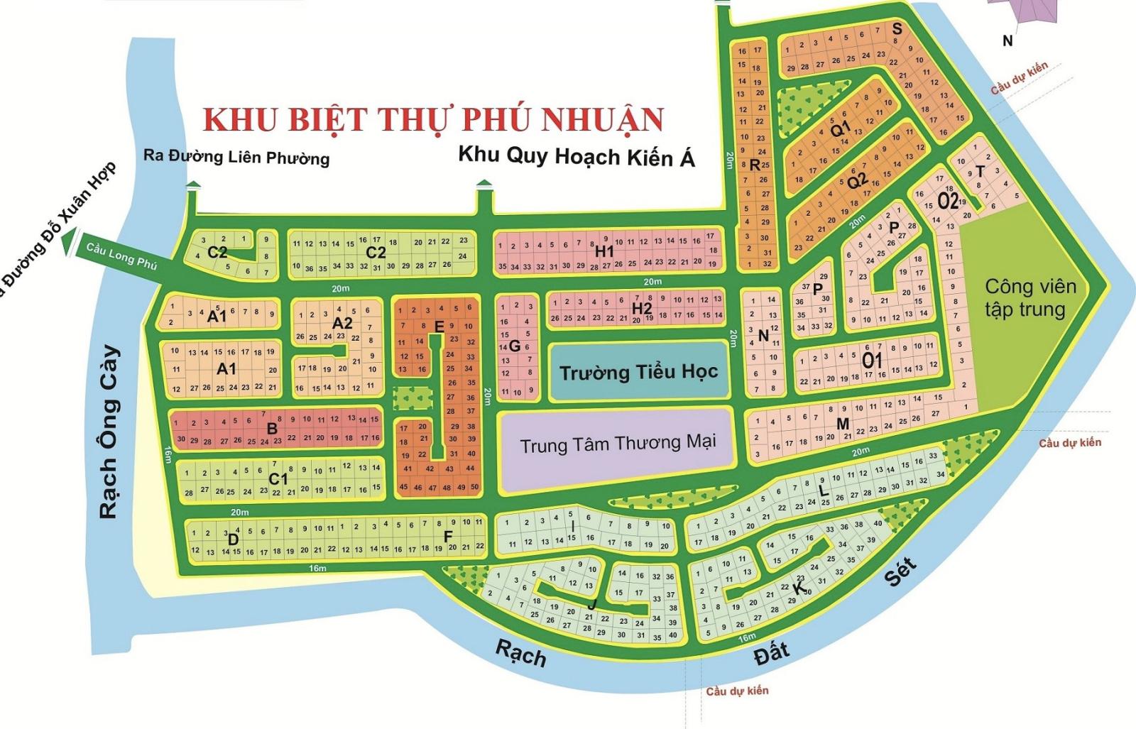 Bán đất KDC Phú Nhuận-Phước Long B Quận 9, nhiều vị trí đẹp 12809811