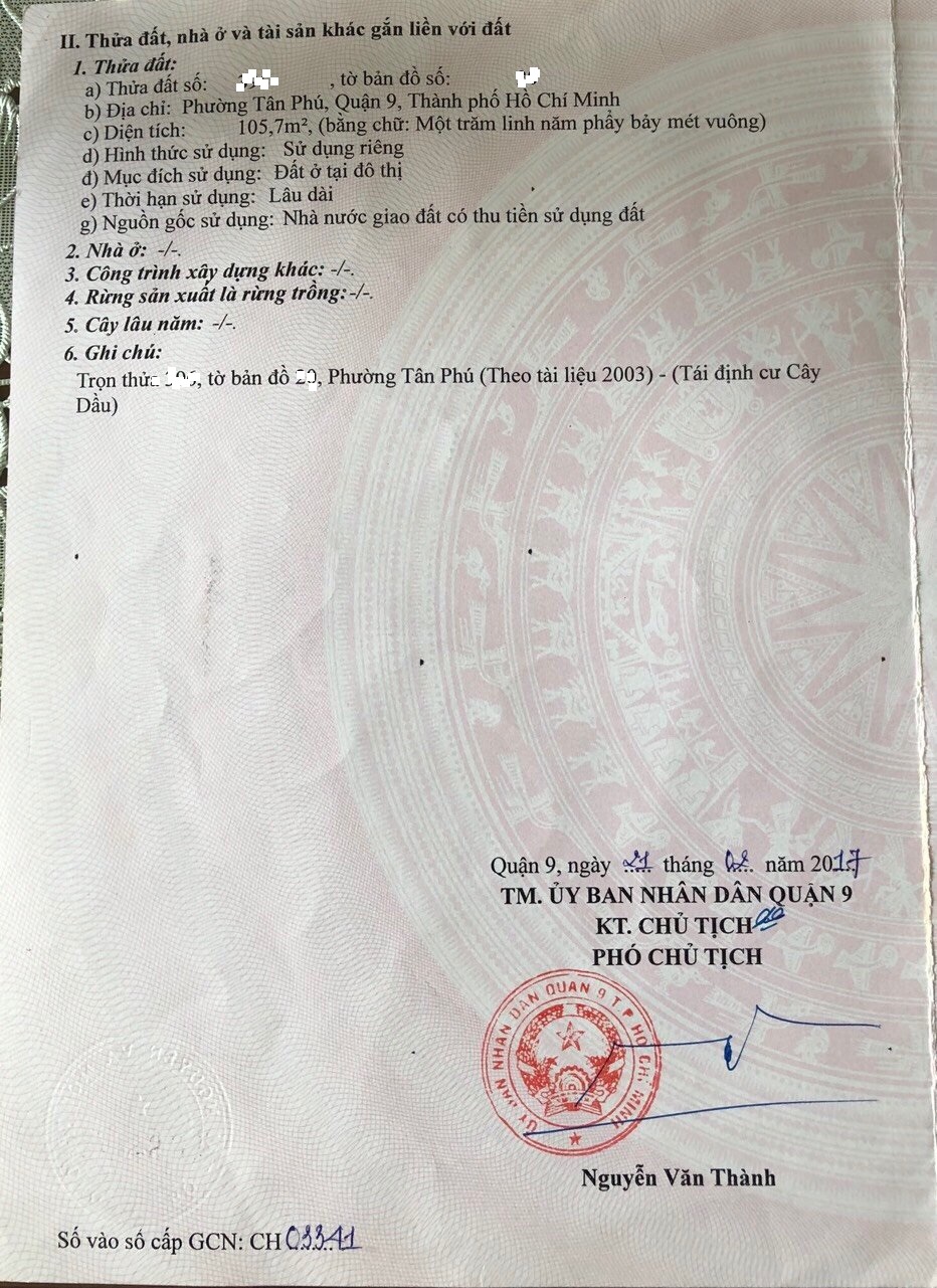 Cần Tiền Bán Gấp Lô Đất Đẹp Cạnh Đường Hoàng Hữu Nam, Bx Miền Đông Mới Tp Thủ Đức ( Quận 9 Cũ ). 12852054