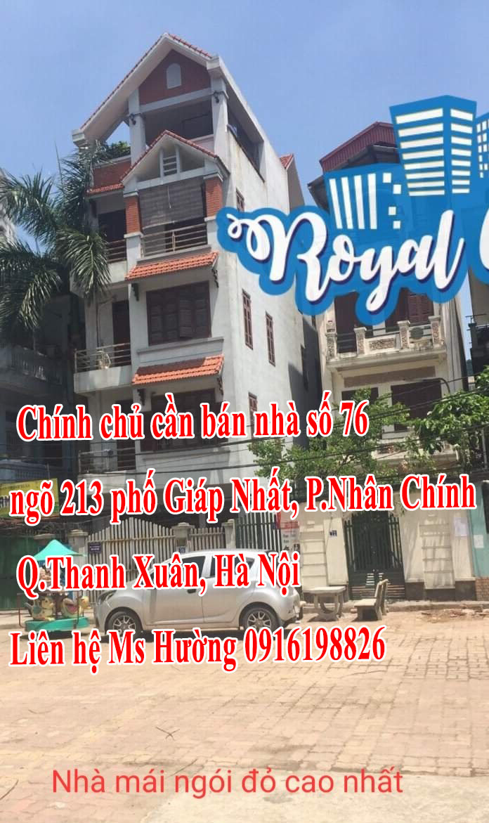 Chính chủ cần bán nhà số 76 ngõ 213 phố Giáp Nhất, P.Nhân Chính, Q.Thanh Xuân, Hà Nội 12861271