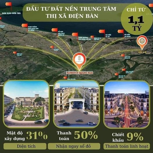 💫💫💫 Vì Sao mua FLORENCE Quảng Nam  –  Đất nền dự án  trung tâm hành chính thị xã Điện Bàn Tỉnh Quảng Nam💫💫💫 12912478