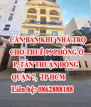 Cần bán khu nhà trọ ở Phường Tân Thuận Đông, Quận 7, TP HCM 13015408