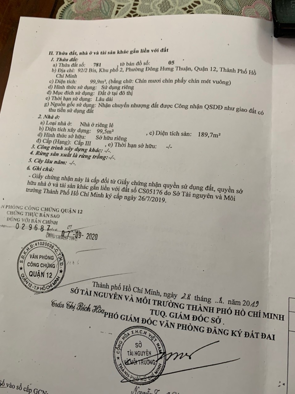 CHỈNH CHỦ CẦN BÁN NHÀ TẠI ĐỊA CHỈ 92/2BIS ĐƯỜNG NGUYỄN VĂN QUÁ, PHƯỜNG ĐÔNG HƯNG THUẬN, QUẬN 12, TP 13016642