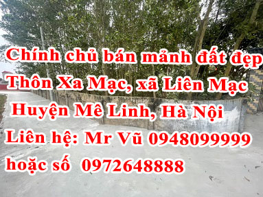 Cần bán mảnh đất đẹp tại Mê Linh, Hà Nội 13045489