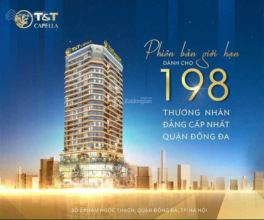 Bán căn hộ cao cấp T&T Capella Số 2 Phạm Ngọc Thạch 0969568293 13058487