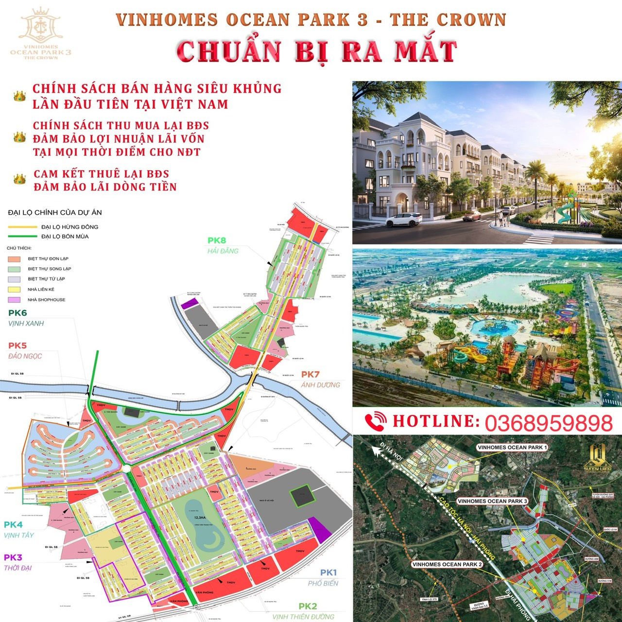 👉Ra mắt dự án Vinhomes Ocean Park 3 The Crown (hay Vinhomes Đại An) là khu đô thị biển đẳng cấp thứ 3 của tập đoàn Vingroup tại phía Đông Hà Nội. 13071639