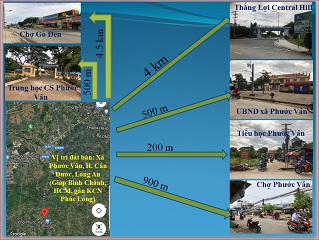 CHÍNH CHỦ CẦN BÁN ĐẤT TẠI XÃ PHƯỚC VÂN - HUYỆN CẦN ĐƯỚC - LONG AN 13090351