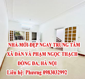 Nhà mới đẹp ngay trung tâm Xã Đàn và Phạm Ngọc Thạch 6,5 tỷ 13100829