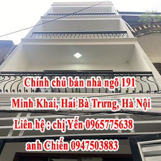 Chính chủ bán nhà ngõ 191 Minh Khai, Hai Bà Trưng, Hà Nội 13135822