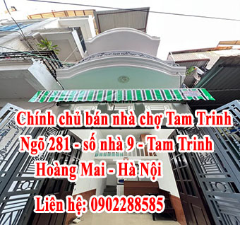 Cần bans nhà tại Chợ Tam Trinh, Hoàng Mai, Hà Nội 13151718