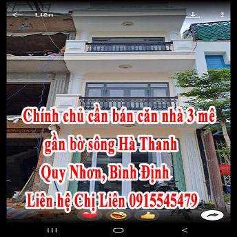 Cần bán căn nhà 3 mê gần bờ sông Hà Thanh, gió mát quanh năm 13207456