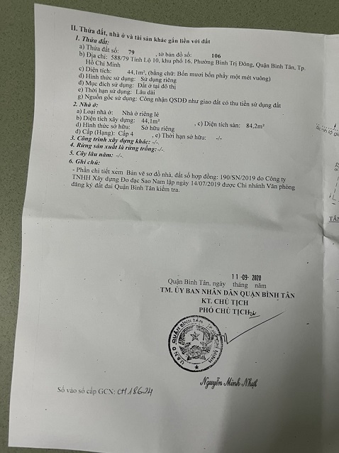 BÁN ĐẤT TẶNG NHÀ TẠI KP 16, BÌNH TRỊ ĐÔNG, BÌNH TÂN, GIÁ TỐT CHO NHÀ ĐẦU TƯ 13216397