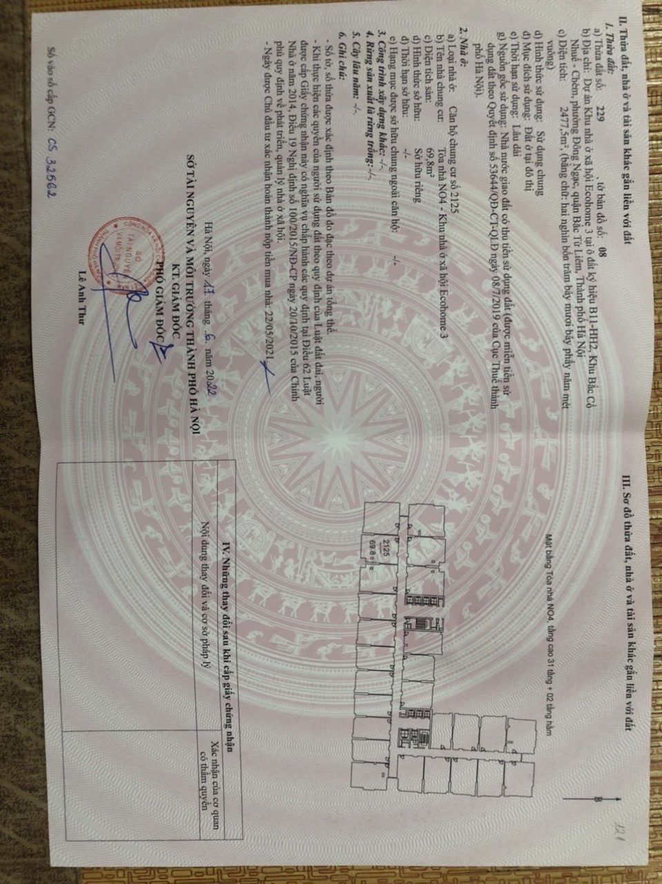 Chính chủ bán căn hộ chung cư Ecohome 3, Đường Tân Xuân, Phường Đông Ngạc, Bắc Từ Liêm, Hà Nội. 13218666