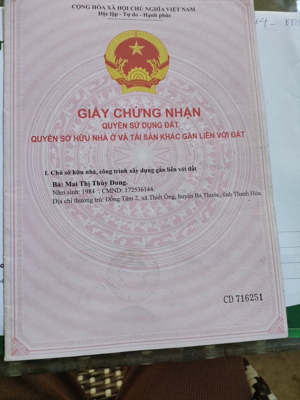 Chính chủ cần bán mảnh đất 2 mặt tiền Thiết Ống,Bá Thước,Thanh Hóa 13248980