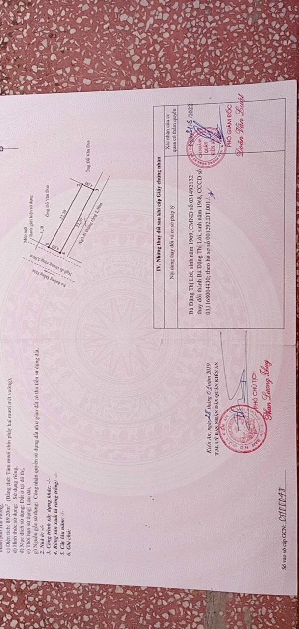 CHÍNH CHỦ BÁN LÔ ĐẤT ĐẸP TẠI 468 ĐỒNG HÒA, KIẾN AN, HẢI PHÒNG 13284406