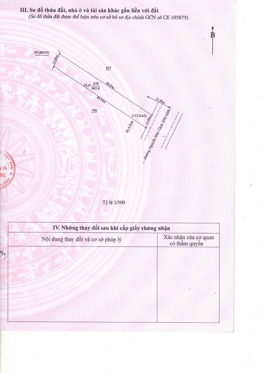 HOT!HOT! CHÍNH CHỦ CẦN BÁN ĐẤT TẠI PHƯỜNG UYÊN HƯNG 13300088