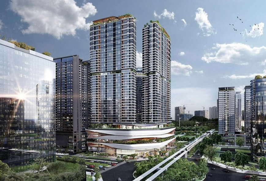 Tháp văn phòng mới khu Ngoại Giao Đoàn Bắc Từ Liêm chào thuê các diện tích sàn văn phòng  13340520