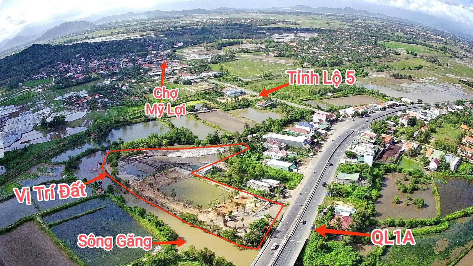 bán đất mặt tiền QL1A giá chỉ 2tr1/m2 gần trạm thu phí Ninh Lộc Ninh Hoà lh 0985451850 13348118