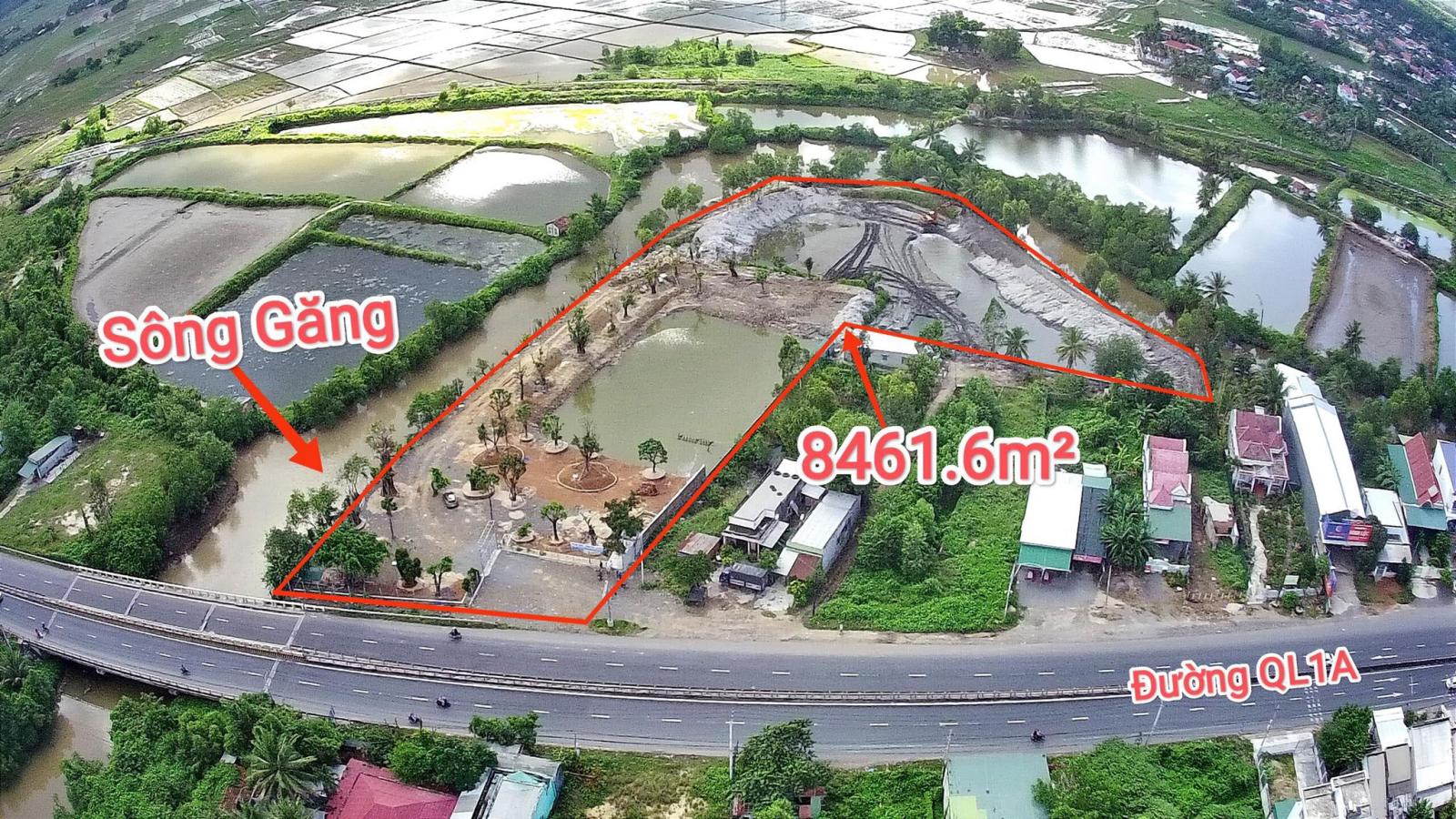 bán đất mặt tiền QL1A giá chỉ 2tr1/m2 gần trạm thu phí Ninh Lộc Ninh Hoà lh 0985451850 13348118