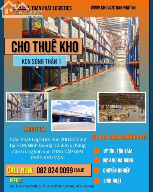 CHO THUÊ KHO XƯỞNG GIÁ RẺ, ĐẦY ĐỦ DỊCH VỤ 500m2 13353627