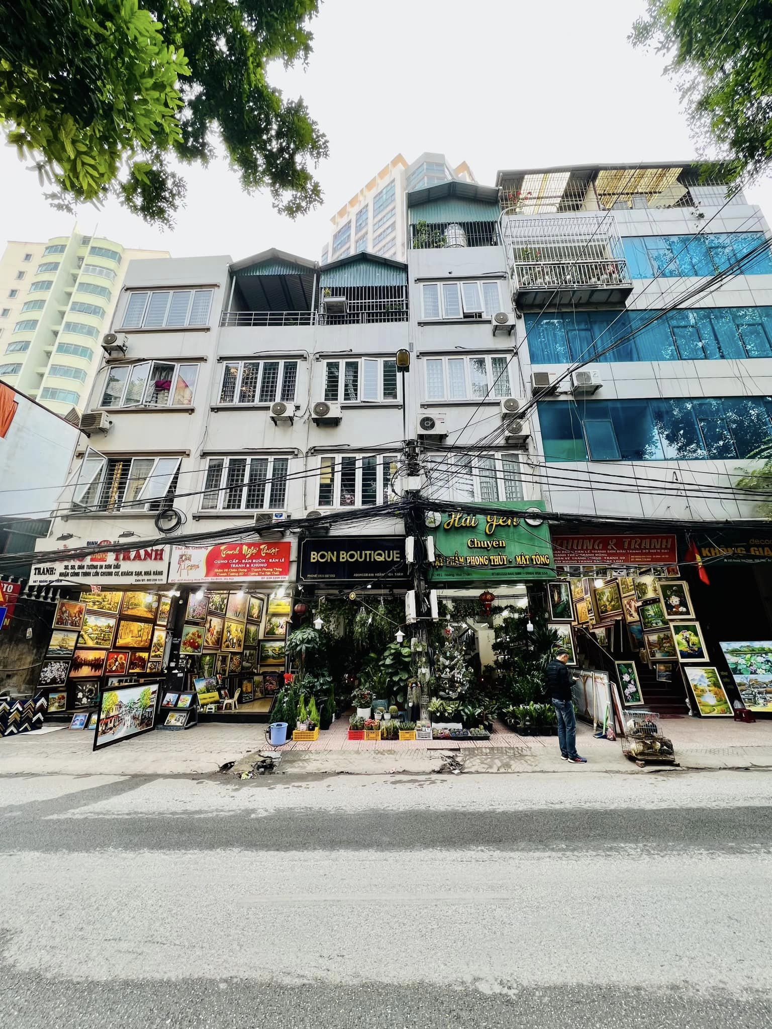 BÁN NHÀ MẶT PHỐ HOÀNG HOA THÁM VỈA HÈ, KINH DOANH ĐA NGHÀNH 60M 6 TẦNG 13.9TỶ 13361661