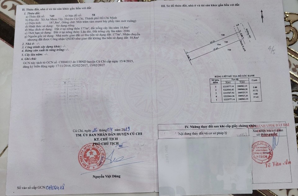 HOT HOT CHÍNH CHỦ Cần Bán Gấp  Lô Đất Mặt Đường Nhựa Đẹp Vị Trí Tại Huyện Củ Chi 13447502