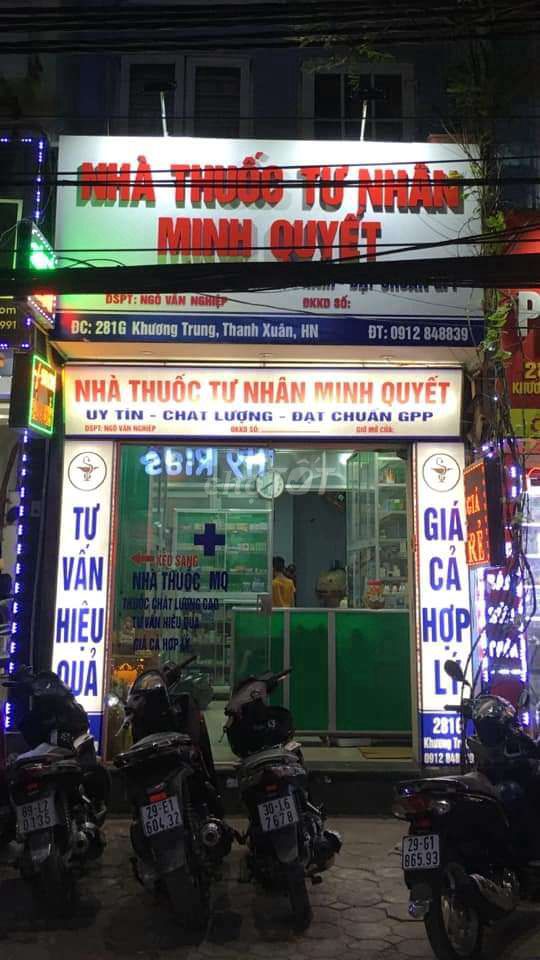 Chính chủ Nhượng quyền Nhà Thuốc tại 281 Khương Trung, Thanh Xuân, Hà Nội. 13447939